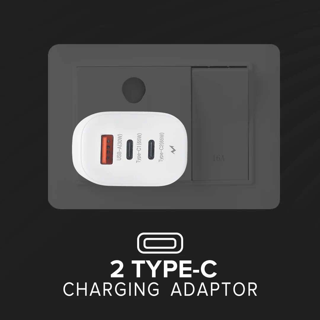 Alpha 65W 3 ports adaptor - Image 3