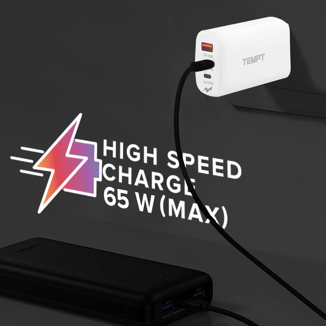 Alpha 65W 3 ports adaptor - Image 4