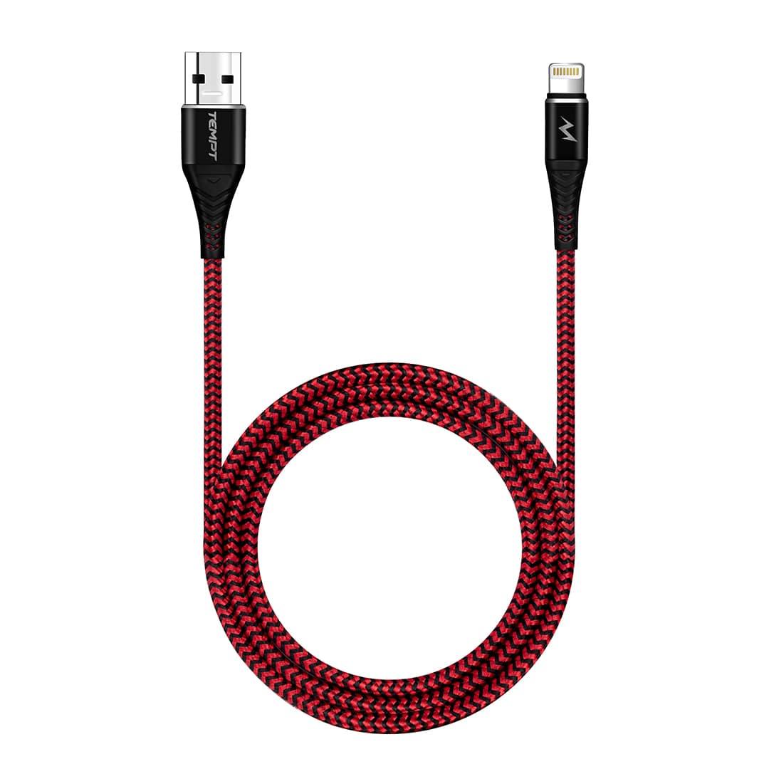 Twist Braided with Aluminium Shell USB to Lightning Cable - Image 5