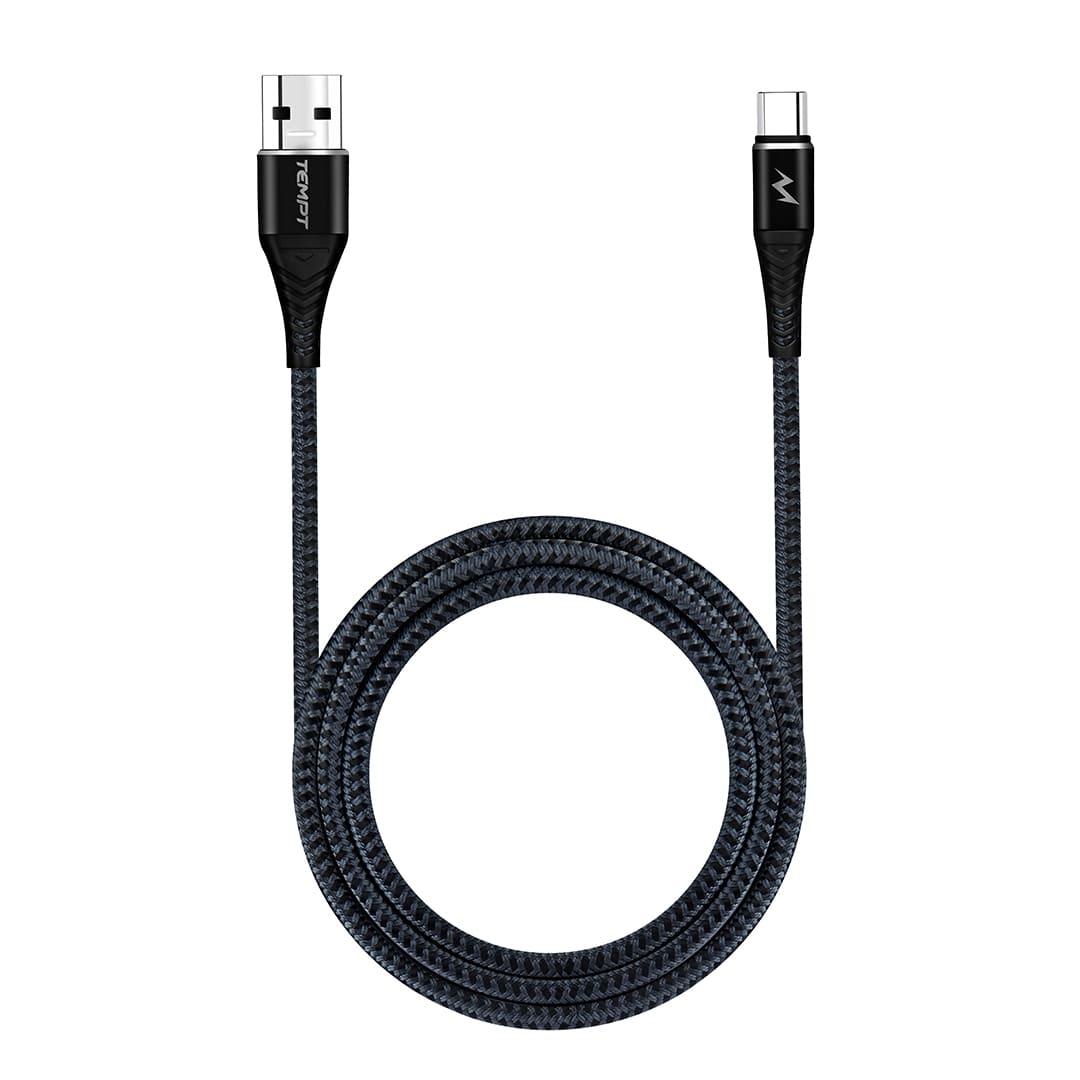Twist Braided with Aluminum Shell USB to Type C Cable - Image 5